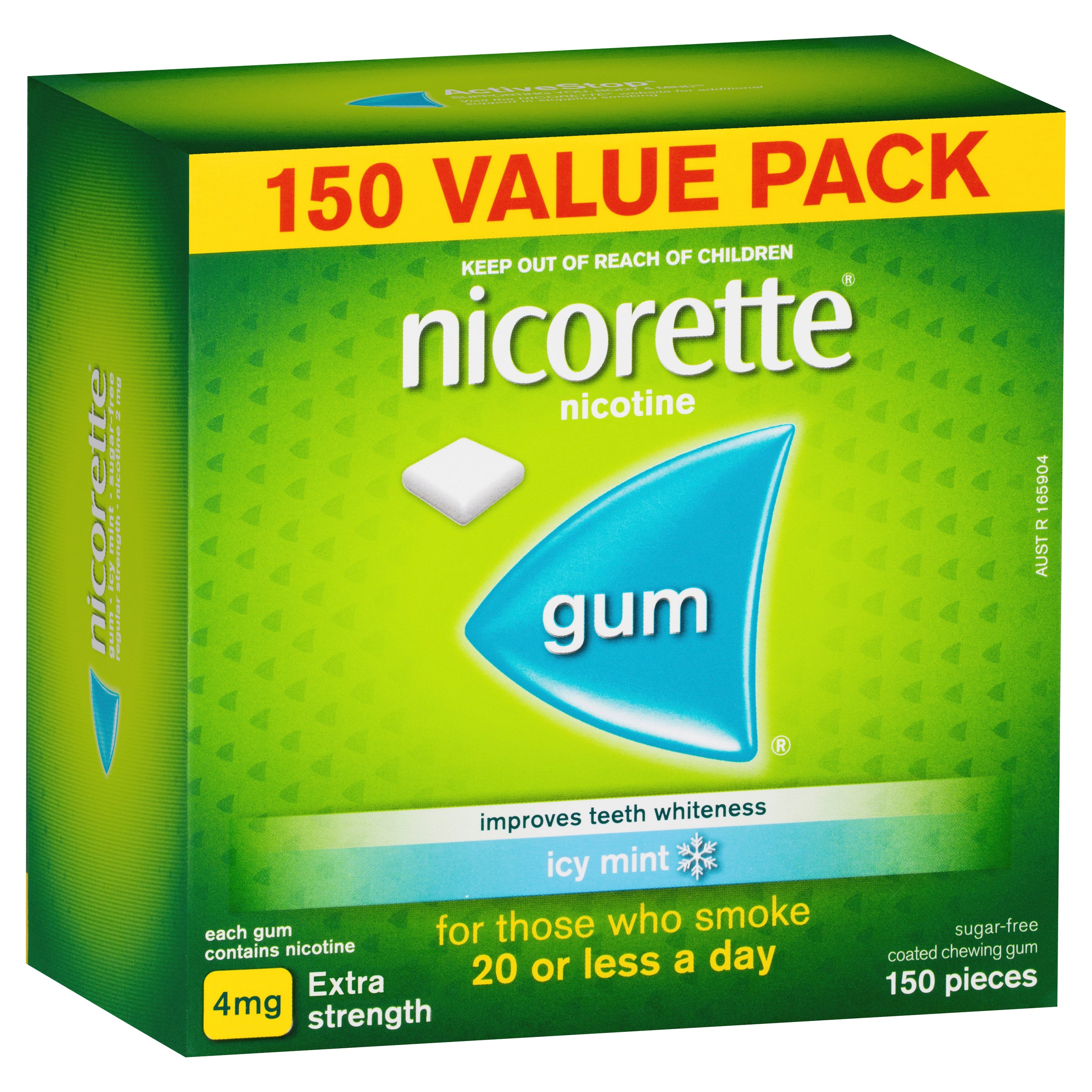 Nicorette Gum Icy Mnt 4mg 150 Nicorette Gum Icy Mnt 4mg 150