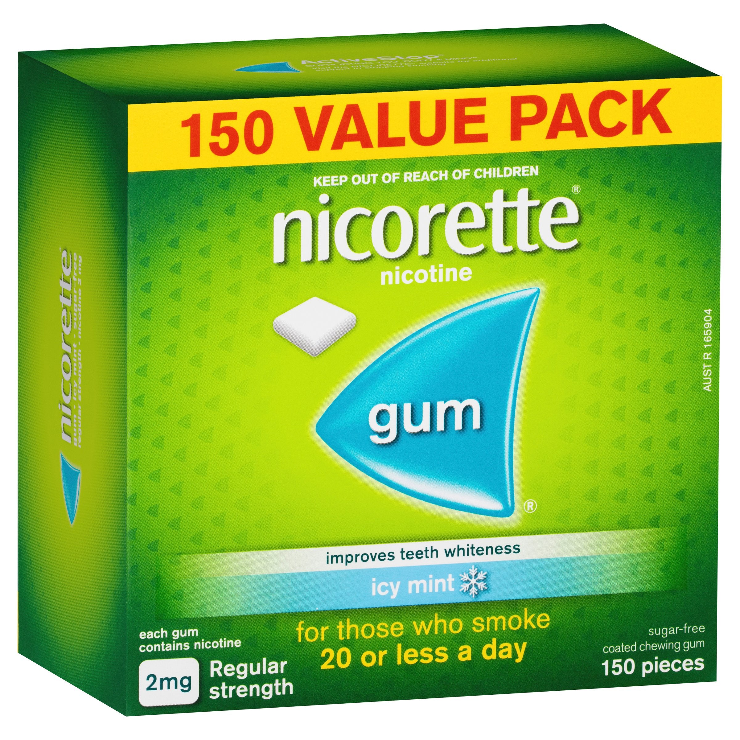 Nicorette Gum Icy Mnt 2mg 150 Nicorette Gum Icy Mnt 2mg 150