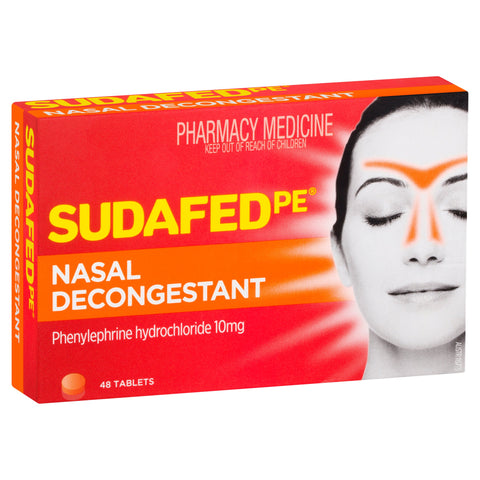 Sudafed PE Nasal Decon Tab 48 Sudafed PE Nasal Decon Tab 48