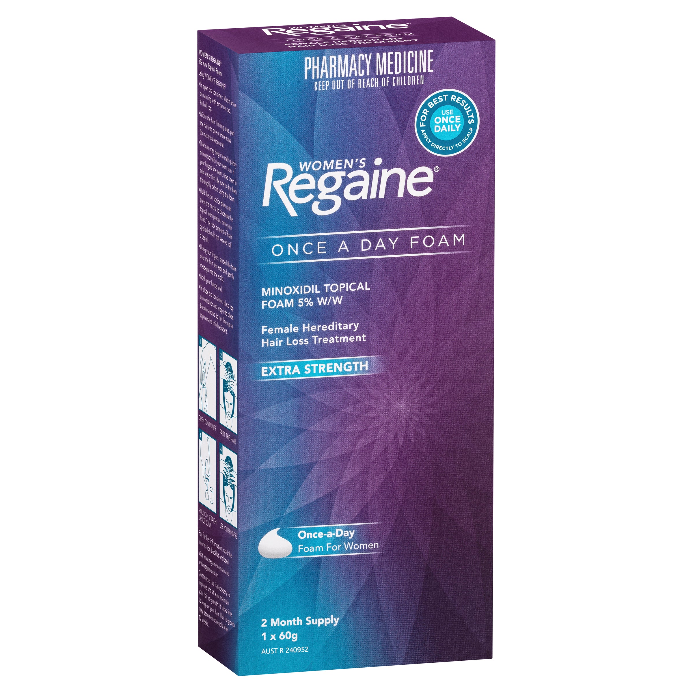 Regaine Wmn Foam 60g Regaine Wmn Foam 60g