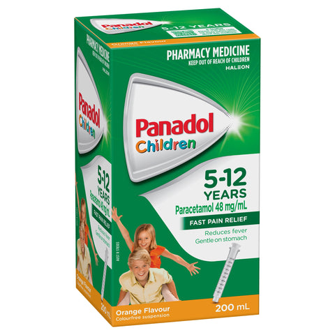 Panadol Children 5-12 Years Orange Flavour 200mL Panadol Children 5-12 Years Orange Flavour 200mL