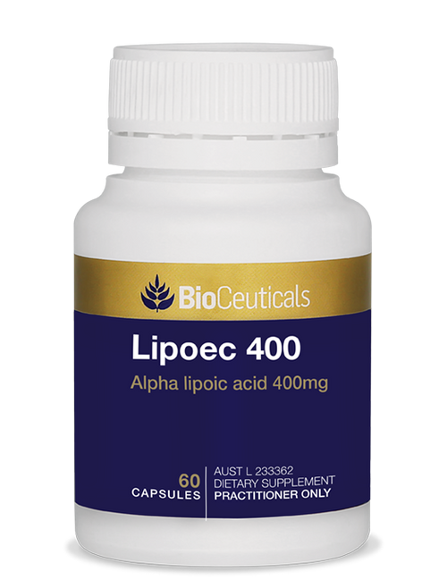 BioCeuticals Lipoec 400 60 capsules BioCeuticals Lipoec 400 60 capsules
