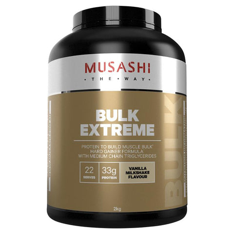Musashi Bulk Extreme Vanilla 2kg Musashi Bulk Extreme Vanilla 2kg