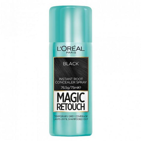 L'Oreal Magic Retouch Hair Spray Black 75mL L'Oreal Magic Retouch Hair Spray Black 75mL