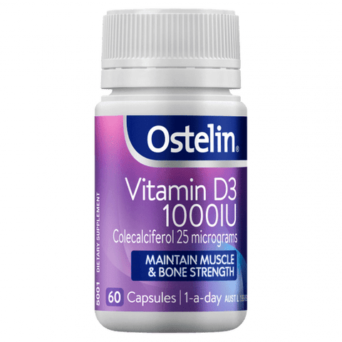 Ostelin Vitamin D3 1000IU 60 Capsules Ostelin Vitamin D3 1000IU 60 Capsules