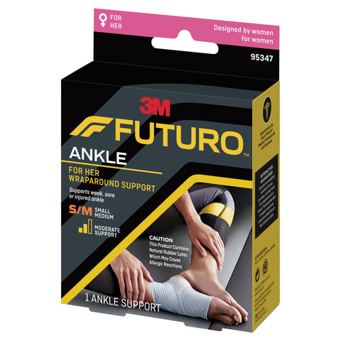 Futuro For Her Wrap Around Ankle Support S/M Futuro For Her Wrap Around Ankle Support S/M