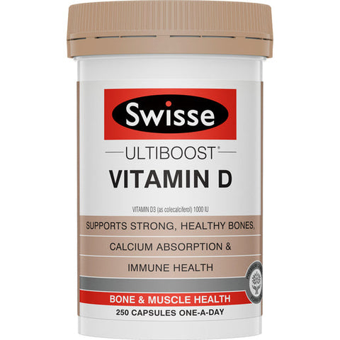 Swisse Ultiboost Vitamin D 250 capsules Swisse Ultiboost Vitamin D 250 capsules