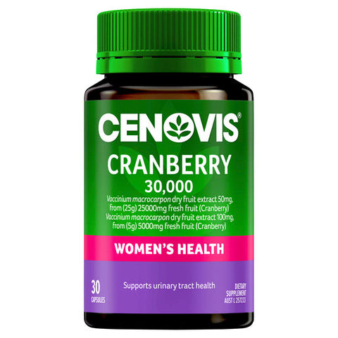 Cenovis Cranberry 30,000 for Women's Health 30 capsules Cenovis Cranberry 30,000 for Women's Health 30 capsules