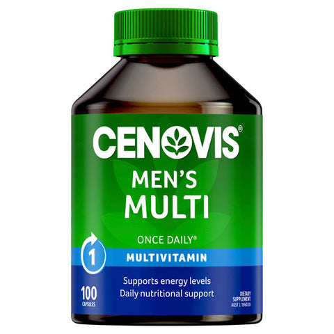 Cenovis Men's Multivitamin for Energy - Multi Vitamin 100 capsules Cenovis Men's Multivitamin for Energy - Multi Vitamin 100 capsules
