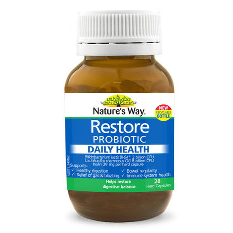 Nature's Way Restore Probiotic Daily Health 28 capsules Nature's Way Restore Probiotic Daily Health 28 capsules