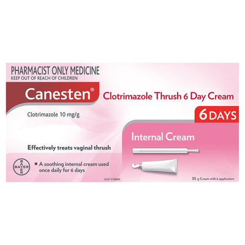 Canesten Clotrimazole 6 Day Thrush Cream 35 g Canesten Clotrimazole 6 Day Thrush Cream 35 g