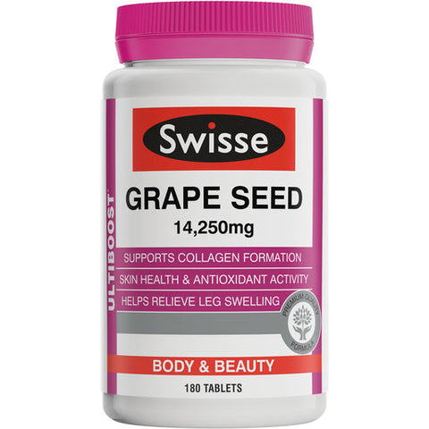 Swisse Ultiboost Grape Seed 14,250mg 180 tablets Swisse Ultiboost Grape Seed 14,250mg 180 tablets