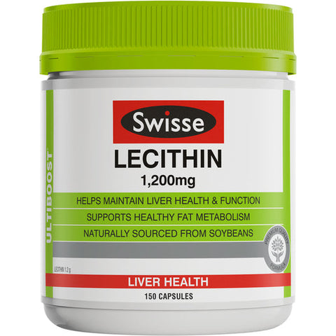 Swisse Ultiboost Lecithin 1200mg 150 capsules Swisse Ultiboost Lecithin 1200mg 150 capsules