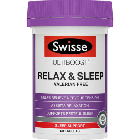 Swisse Ultiboost Relax & Sleep 60 tablets Swisse Ultiboost Relax & Sleep 60 tablets