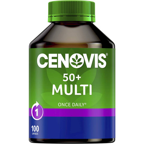 Cenovis 50+ Multi - Once-Daily Multivitamin - 100 Capsules Cenovis 50+ Multi - Once-Daily Multivitamin - 100 Capsules