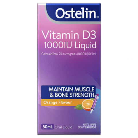 Ostelin Vitamin D3 1000IU Liquid 50ml Ostelin Vitamin D3 1000IU Liquid 50ml