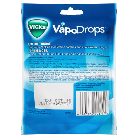 Vicks V/Drop Orig Menth 24 x4 Vicks V/Drop Orig Menth 24 x4