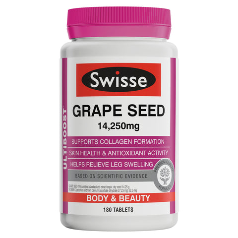 Swisse Ultiboostgrape Seed 14250mg 180 Tablets Swisse Ultiboostgrape Seed 14250mg 180 Tablets