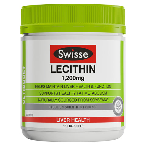 Swisse Ultiboost Lecithin 150 Capsules Swisse Ultiboost Lecithin 150 Capsules