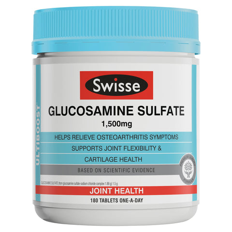 Swisse Ultiboost Glucosamine Sulfate 180 tablets Swisse Ultiboost Glucosamine Sulfate 180 tablets
