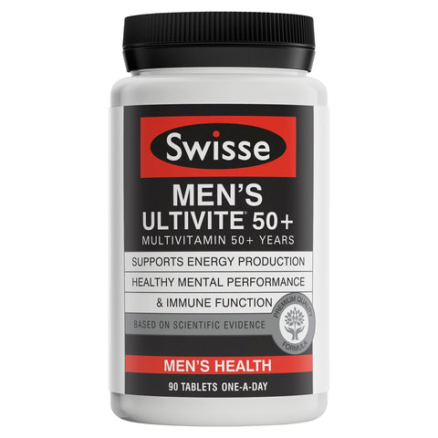 Swisse Men's Ultivite 50+ Multivitamin 90 Tablets Swisse Men's Ultivite 50+ Multivitamin 90 Tablets