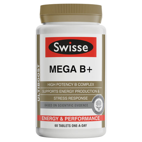 Swisse Ultiboost Mega B+ 60 Tablets Swisse Ultiboost Mega B+ 60 Tablets