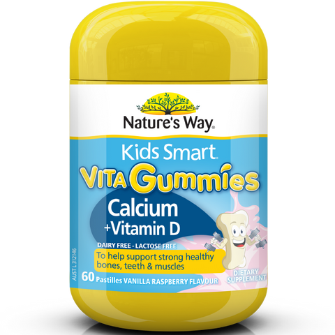 Nature's Way Vita Gummies Calcium + Vitamin D 60 Pastilles Nature's Way Vita Gummies Calcium + Vitamin D 60 Pastilles
