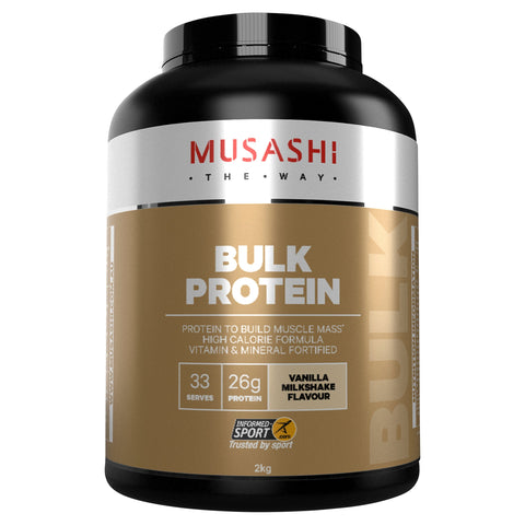 Musashi Bulk Protein Vanilla 2kg Musashi Bulk Protein Vanilla 2kg