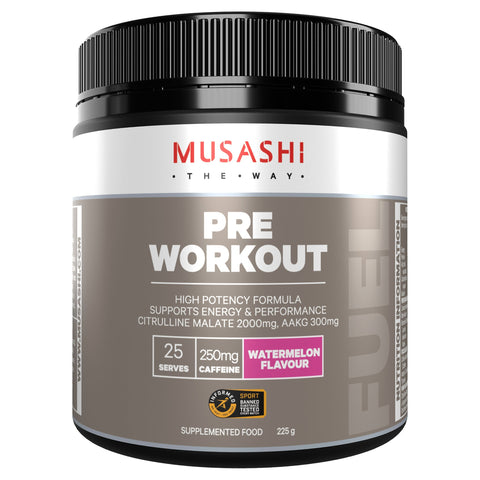 Musashi Pre Workout Watermelon 225g Musashi Pre Workout Watermelon 225g