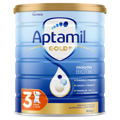 Aptamil Gold+ 3 Toddler Nutritional Supplement From 1 Year 900g Aptamil Gold+ 3 Toddler Nutritional Supplement From 1 Year 900g