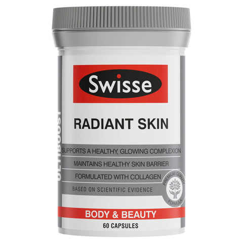 Swisse Ultiboost Radiant Skin 60 Capsules Swisse Ultiboost Radiant Skin 60 Capsules