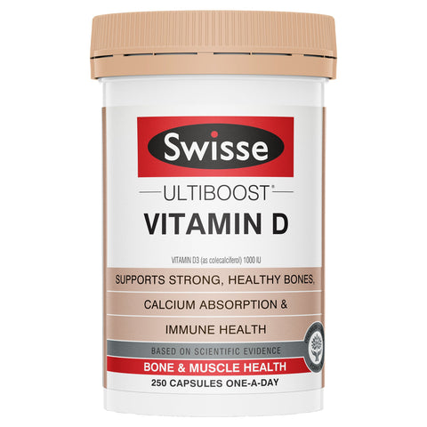 Swisse Ultiboost Vitamin D 250 Tablets Swisse Ultiboost Vitamin D 250 Tablets