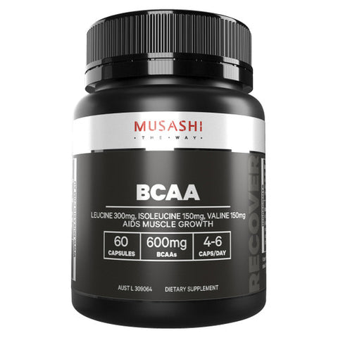 BCAA 60 capsules Front of Packaging BCAA 60 capsules Front of Packaging