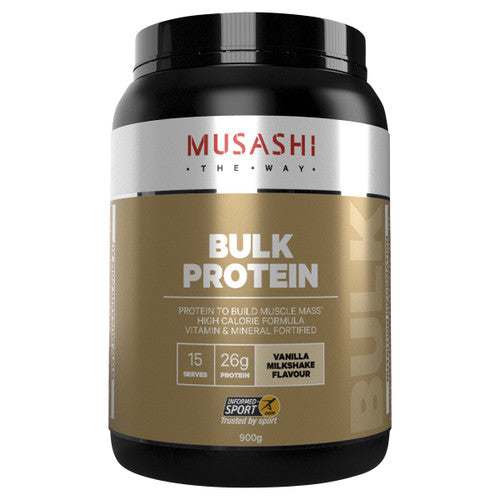 Bulk Protein Vanilla Milkshake 900g Front of Packaging Bulk Protein Vanilla Milkshake 900g Front of Packaging