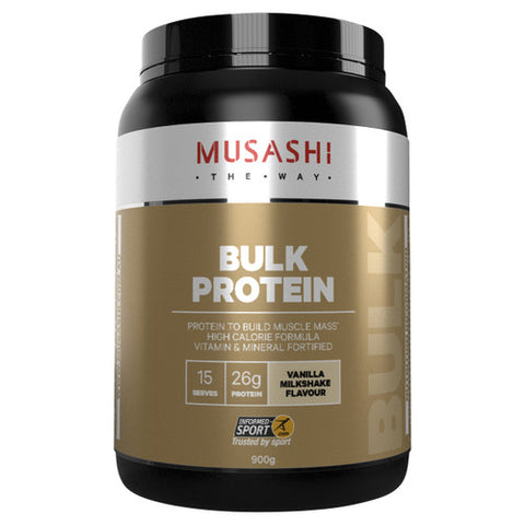 Bulk Protein Vanilla Milkshake 900g Front of Packaging Bulk Protein Vanilla Milkshake 900g Front of Packaging