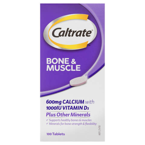 Caltrate Bone & Muscle 100 Tablets Caltrate Bone & Muscle 100 Tablets