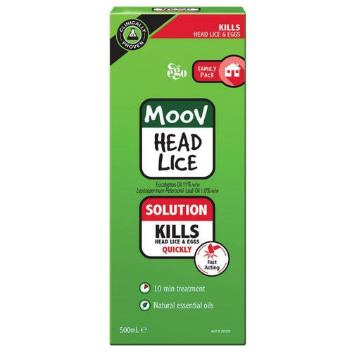 Ego Moov Head Lice Solution 500ml Ego Moov Head Lice Solution 500ml