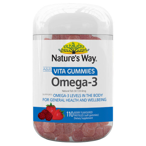Nature's Way Adult Vita Gummies Omega-3 (110 Gummies) Nature's Way Adult Vita Gummies Omega-3 (110 Gummies)