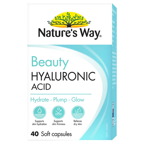 Nature's Way Beauty Hyaluronic Acid 40 Capsules Nature's Way Beauty Hyaluronic Acid 40 Capsules