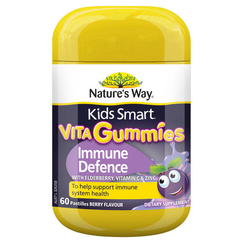 Nature's Way Kids Smart Vita Gummies Immune Defence (60 Gummies) Nature's Way Kids Smart Vita Gummies Immune Defence (60 Gummies)