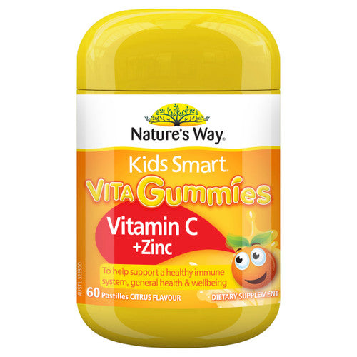 Nature's Way Kids Smart Vita Gummies Vitamin C + Zinc (60 Gummies) Nature's Way Kids Smart Vita Gummies Vitamin C + Zinc (60 Gummies)