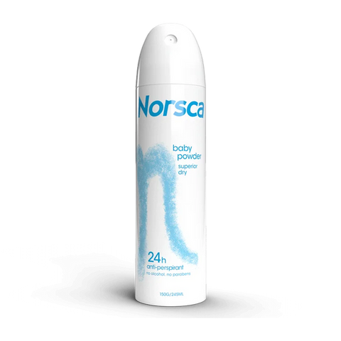 Norsca Anti-Perspirant - Baby Powder Scent 150g Norsca Anti-Perspirant - Baby Powder Scent 150g