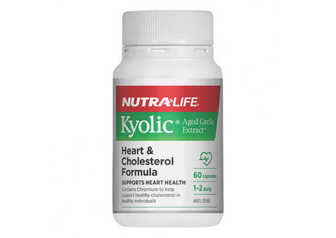 Nutra-Life Kyolic® Aged Garlic Extract™ Heart & Cholesterol Formula 60 Capsules Nutra-Life Kyolic® Aged Garlic Extract™ Heart & Cholesterol Formula 60 Capsules