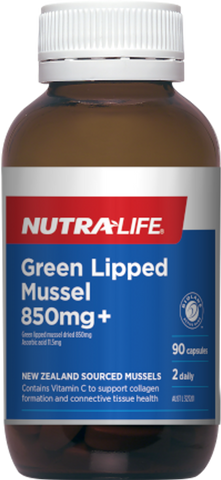 Nutra-Life Green Lipped Mussel 850mg+ Nutra-Life Green Lipped Mussel 850mg+