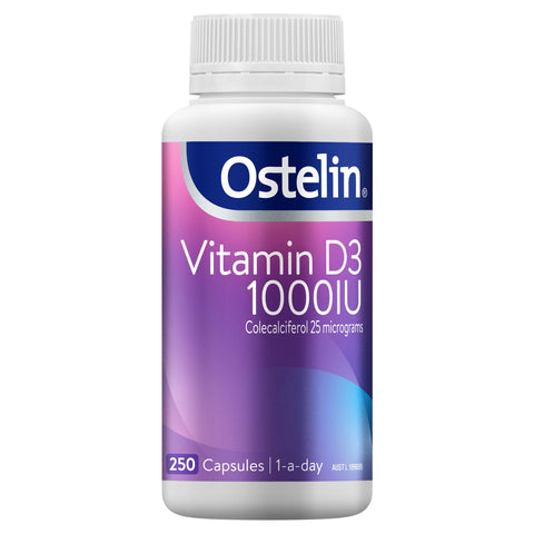 Ostelin Vitamin D 1000Iu Capsules 250 Pack Ostelin Vitamin D 1000Iu Capsules 250 Pack