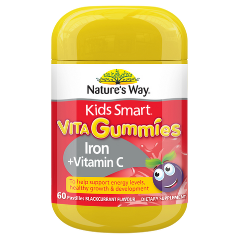 Nature's Way Kids Smart Vita Gummies Iron + Vitamin C 60's Nature's Way Kids Smart Vita Gummies Iron + Vitamin C 60's
