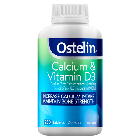 Ostelin Calcium & Vitamin D3 Tablets 250 Pack Ostelin Calcium & Vitamin D3 Tablets 250 Pack