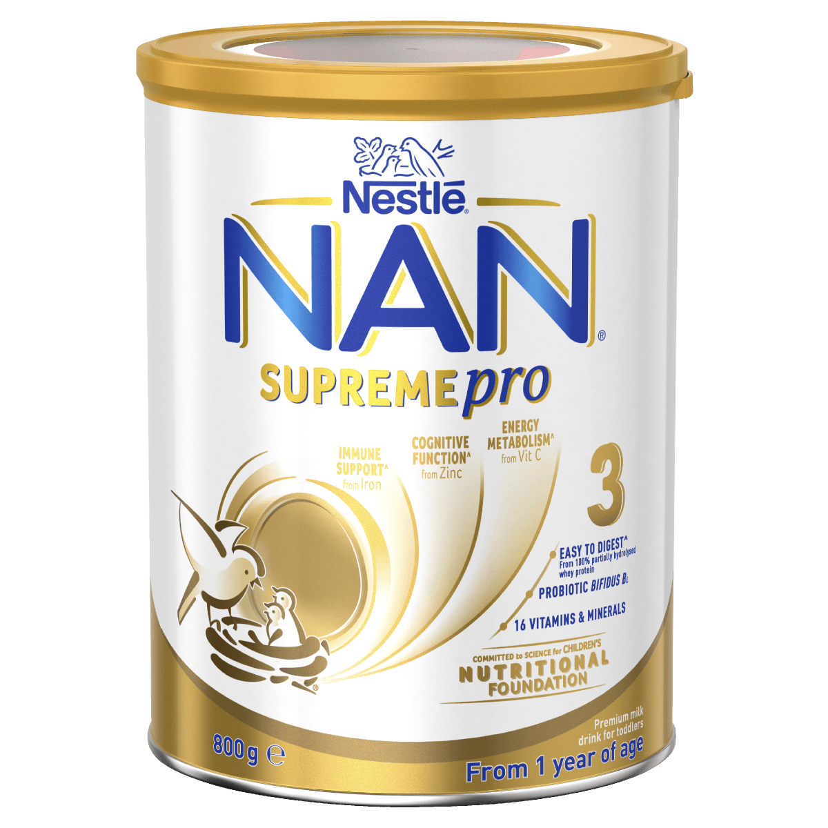 Nestlé NAN SUPREMEpro 3 Toddler 1+ Years Premium Milk Drink Powder 800g