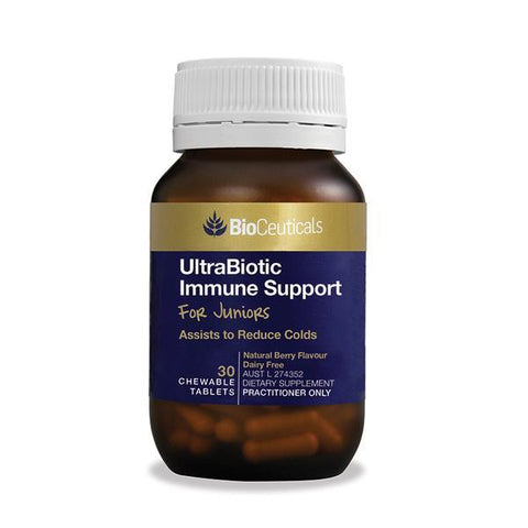 BioCeuticals UltraBiotic Immune Support For Juniors 30 Chewable Tablets BioCeuticals UltraBiotic Immune Support For Juniors 30 Chewable Tablets