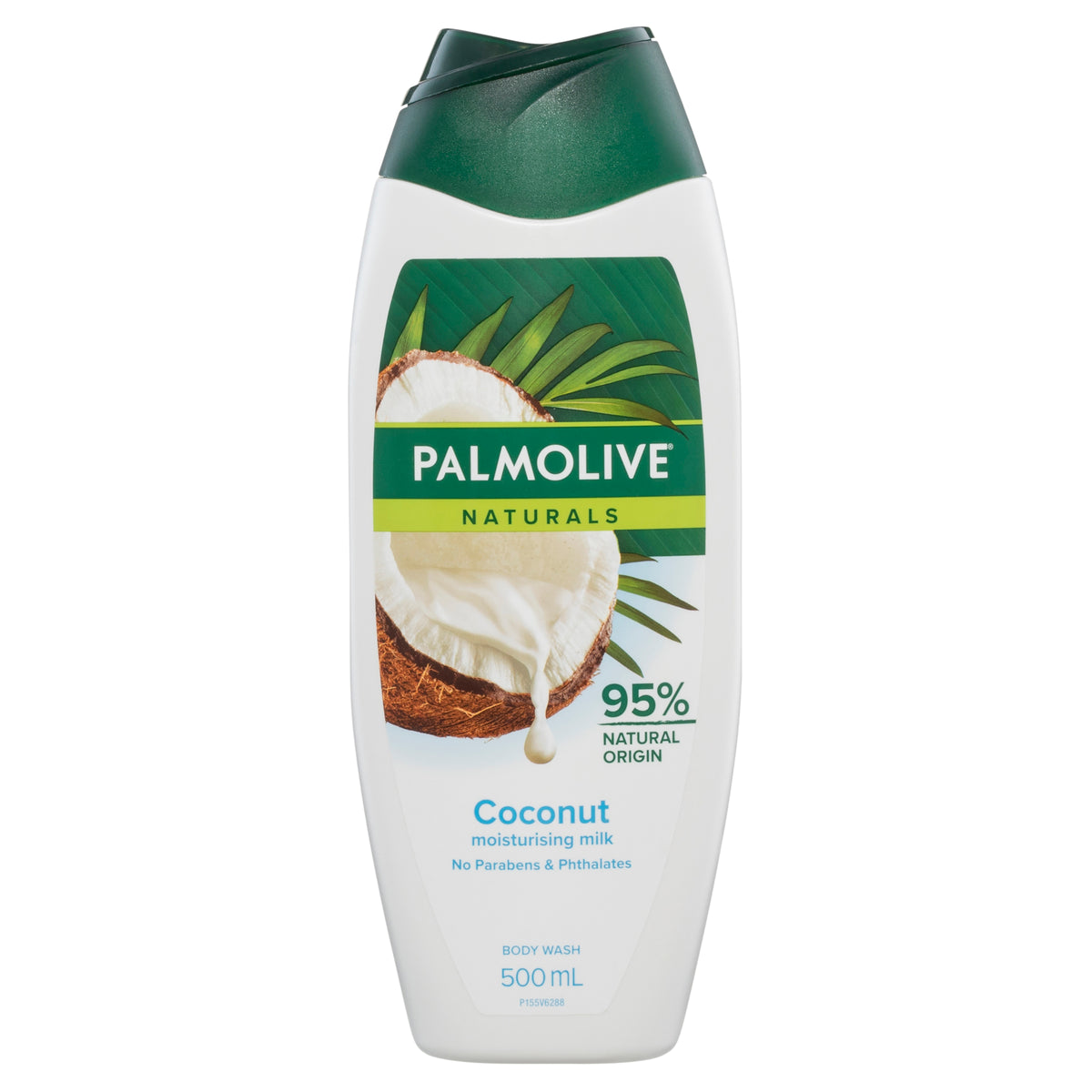 Palmolive Naturals Body Wash, 500mL, Coconut, with Moisturising Milk, No Parabens or Phthalates